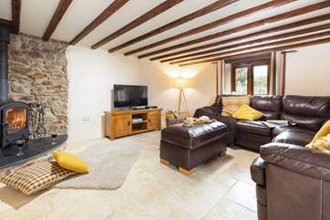 The wonderfully cosy sitting-area.