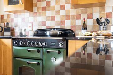 Cook up a delicious meal on the electric range cooker.