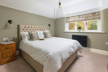 Throw open the windows of bedroom 3 and listen to the birdsong.
