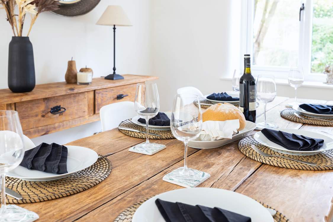 Gather everyone around the table for a holiday feast.