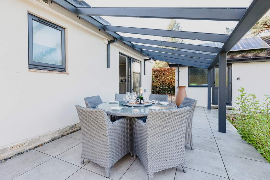 Enjoy the outside space year-round.