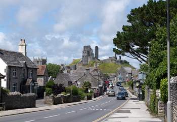 Stunning views towards the castle.