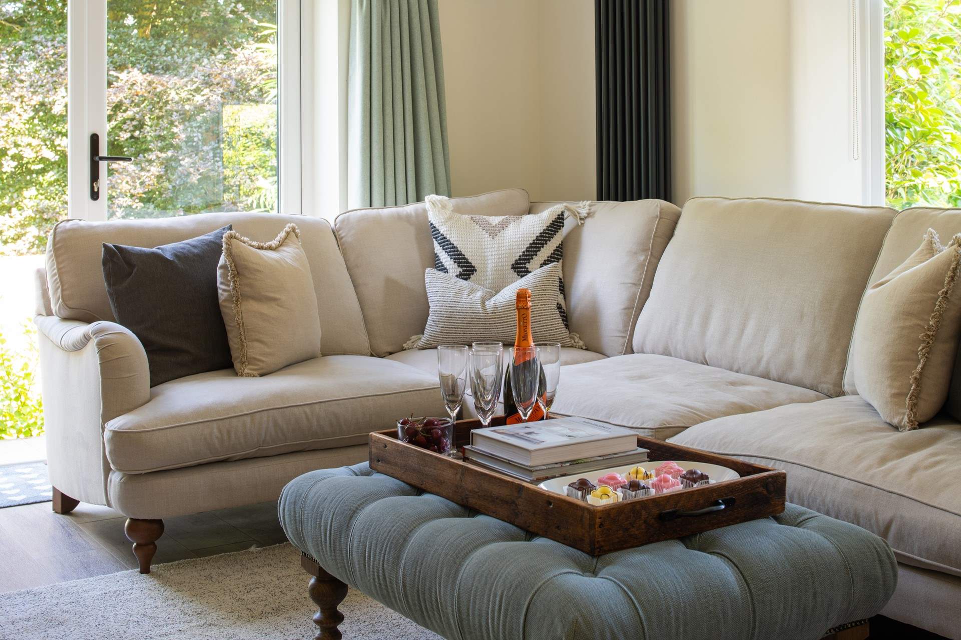 Understated luxury is a theme throughout the house...