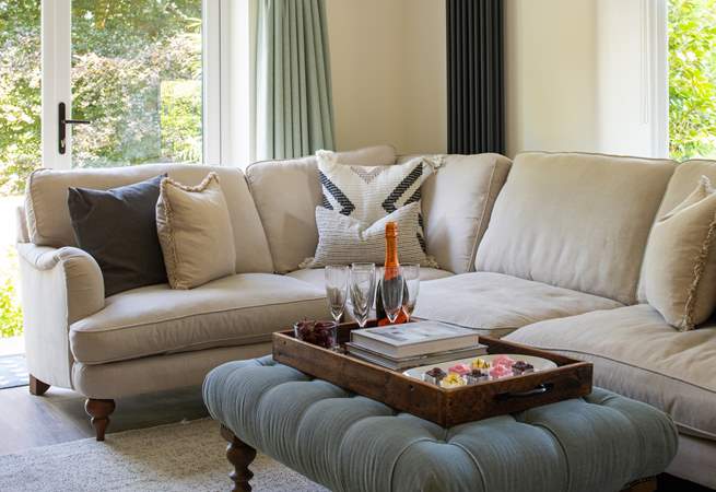 Understated luxury is a theme throughout the house...