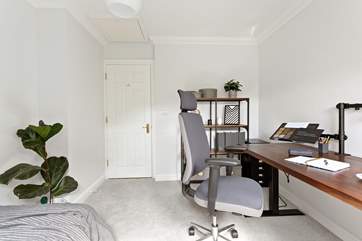 Escape to bedroom 4 to catch up on work.