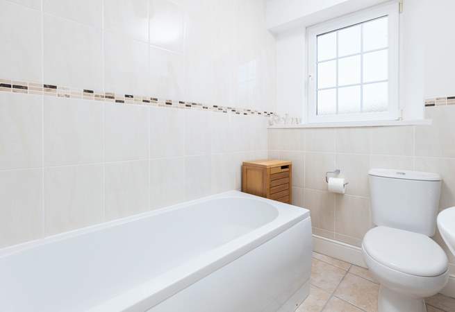 The family bathroom is on the first floor.