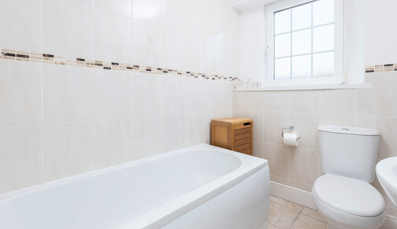 The family bathroom is on the first floor.