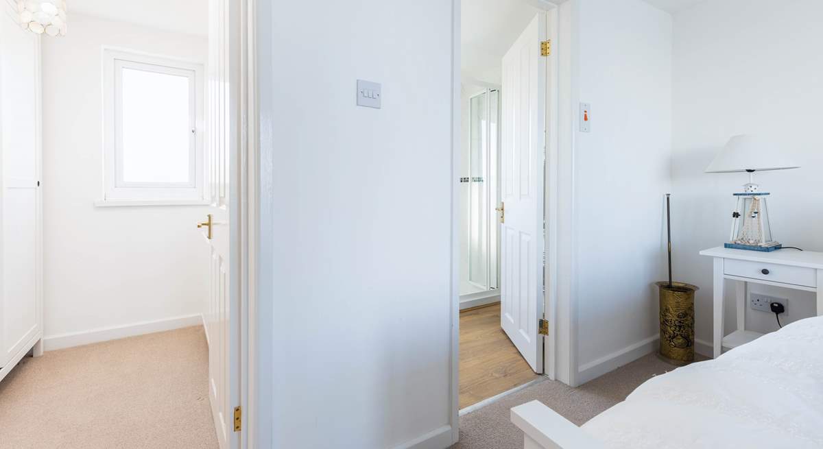 Bedroom three also has a walk-in wardrobe. Perfect for those who like to come equipped for all weathers.