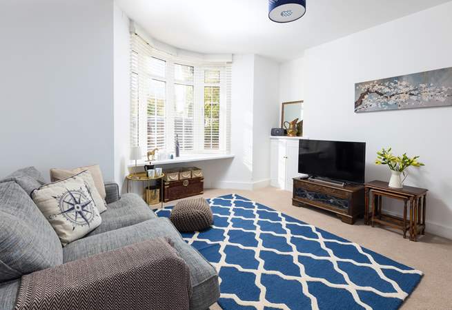 The sitting-room is a lovely place to cuddle up in after a full day of adventure.