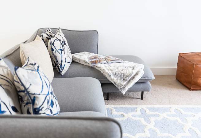 What an inviting spot to snuggle up and watch the world go by.