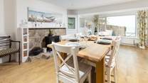 The kitchen and dining areas on the lower ground floor also treat you to some of the most breathtaking views. 