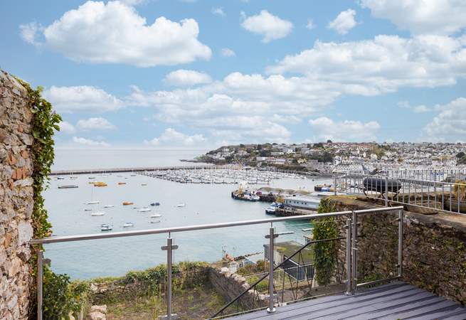 Step out of the lower ground floor snug area, down the steps and you will feel so close to the water, you could reach out and touch it.