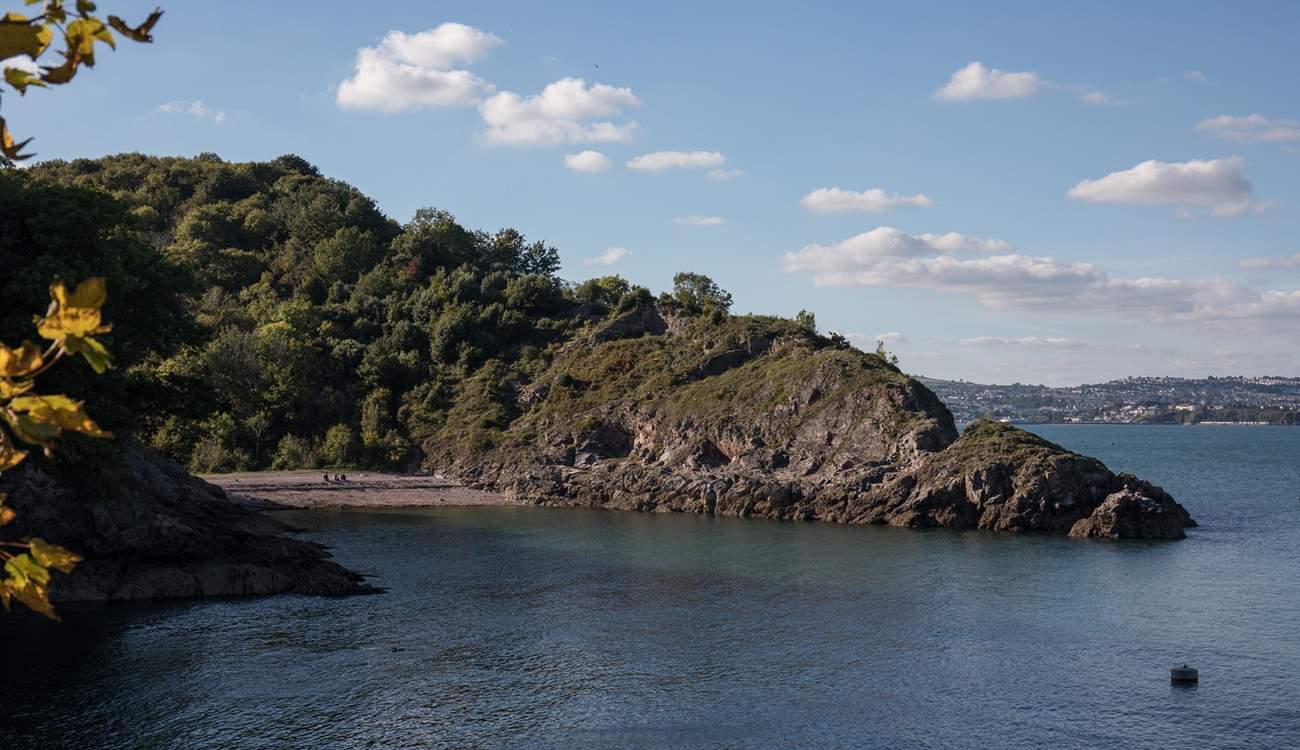 One of the many coves which surround you. Churston Cove can be accessed via foot, through a small woodland area. Once there you feel like you have found paradise.