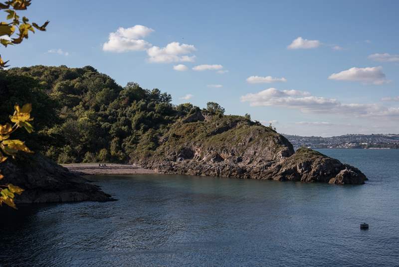 One of the many coves which surround you. Churston Cove can be accessed via foot, through a small woodland area. Once there you feel like you have found paradise.