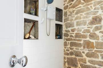 The downstairs wet room.