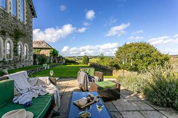 The outside space is blissful and the views will keep you captivated all day long.