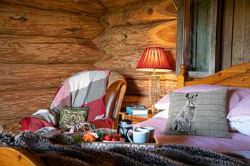A quiet corner to catch up on some holiday reading.