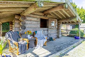 Welcome to Thimble Lodge, your magical log cabin.