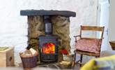 Relax by the roaring wood-burner. - Thumbnail Image