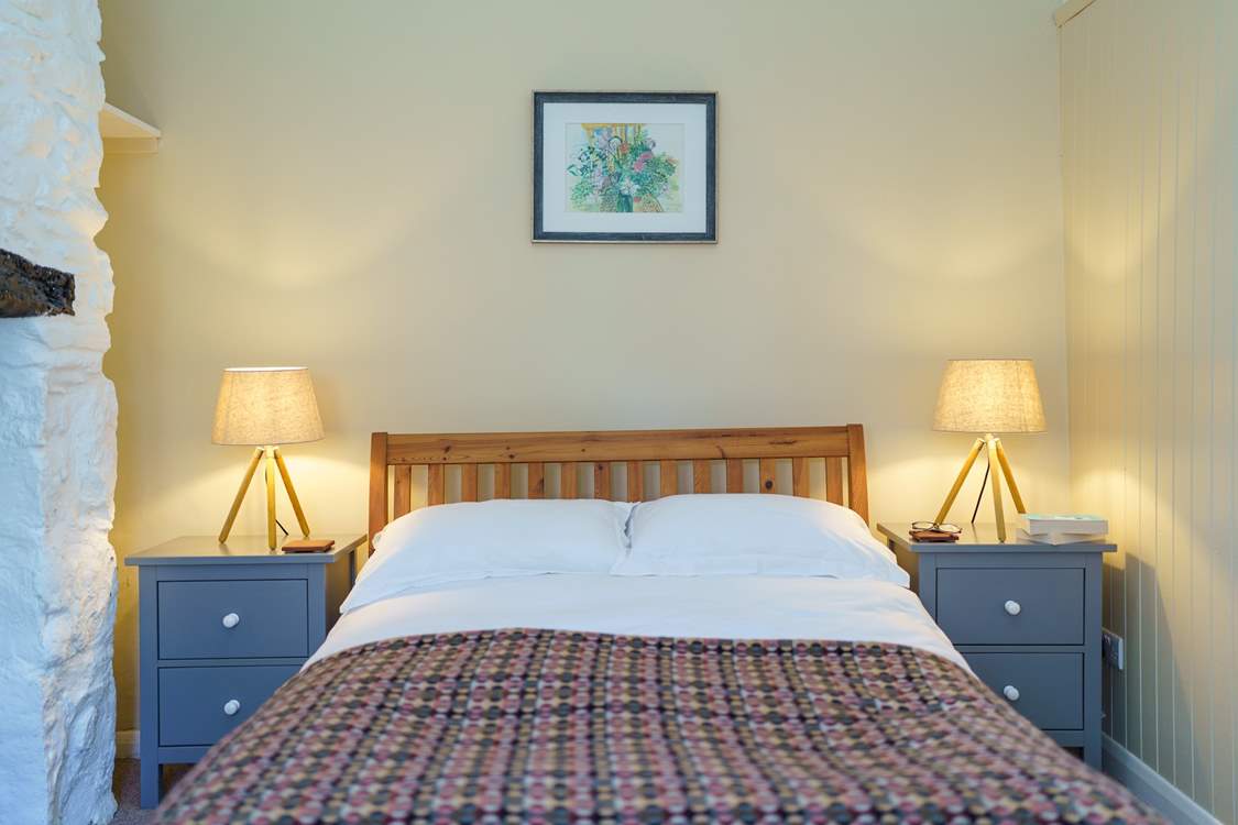 The beautifully presented double bedroom.