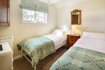 The lovely twin room.