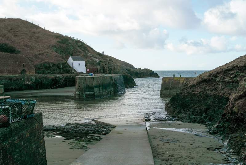 The harbour village of Porthgain.