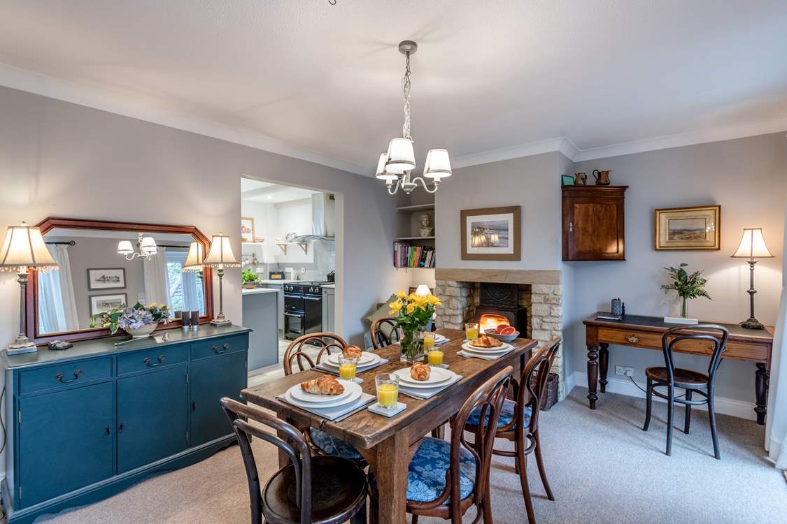 Gather everyone around the table next to the roaring wood-burner and plan your day ahead exploring the delights of Dorset.