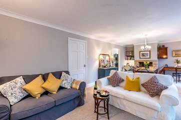 Beautifully furnished and decorated in relaxing muted tones.