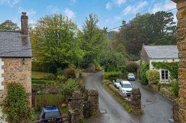 The pretty village of Netherbury is beautifully kept.