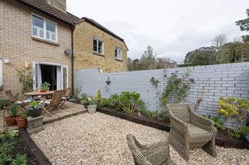 Step through the French Doors, into the perfectly designed garden space and soak up the sun.