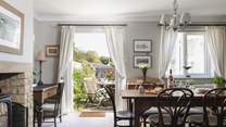 Gather everyone around the table next to the roaring wood-burner and plan your day ahead exploring the delights of Dorset.