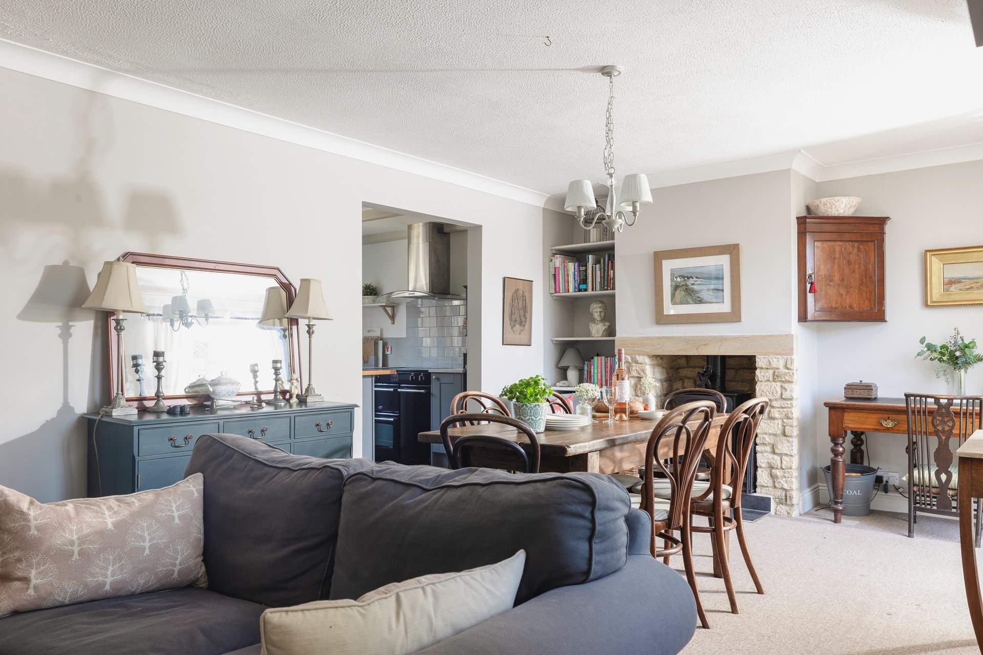 The ground floor space is great for socialising.