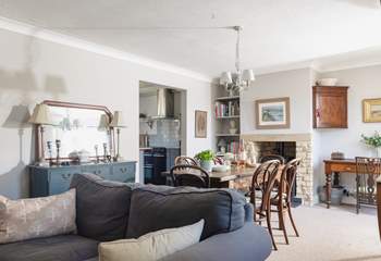 The ground floor space is great for socialising.