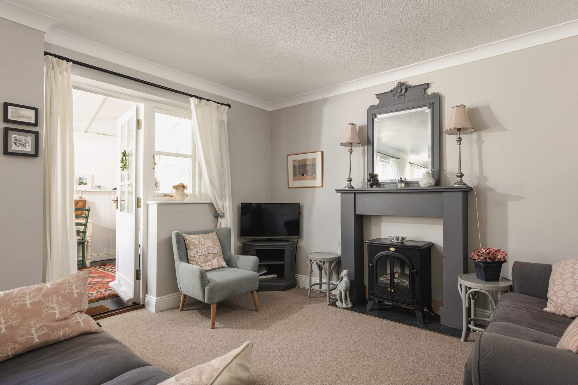 There are plenty of lovely spaces to sit and relax.