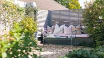 You'll never want to leave the pretty garden!