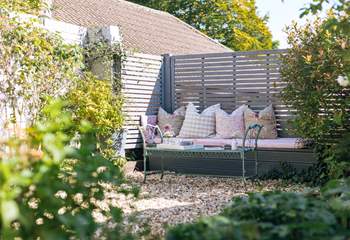 You'll never want to leave the pretty garden!