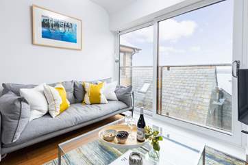 On sunny days, pull the doors back and enjoy the setting even more from the Juliet balcony.
