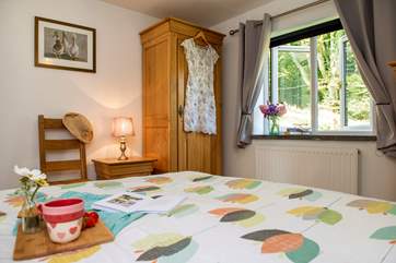 The sound of birdsong will stream through your window.