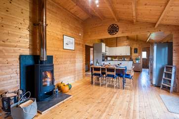 Gather everyone around the table in the spacious open plan living area.
