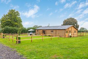 Your very own fenced garden surrounds Lower Cothay Lodge. This is a working farm so you may see the occasional farm animal.