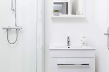 The shower-room.