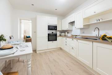 The kitchen has everything you need for cooking up a feast.