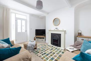 Spend cosy evenings relaxing by the electric fire.