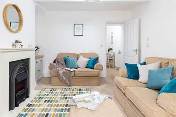 The sitting-room is a lovely spot to relax.