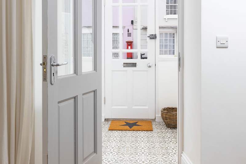 Lovely entrance hall, perfect for kicking off your boots or flip flops.
