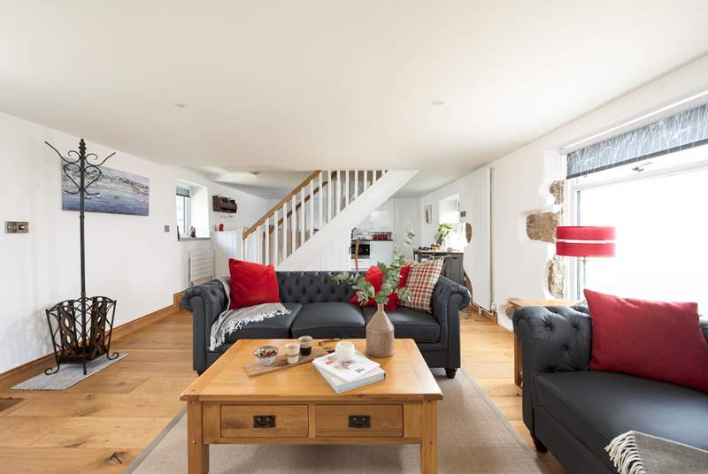 Make the most of your time together on holiday in the open plan living-room.