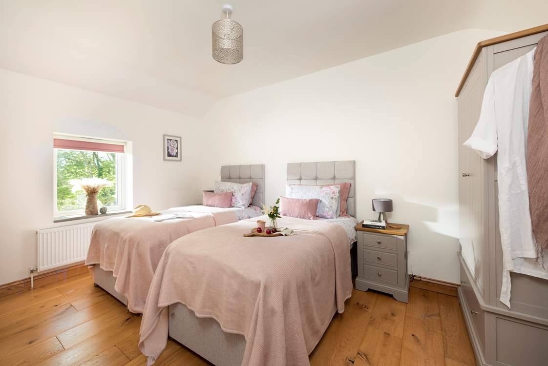 Both bedrooms have 'zip and link' beds so can be set up as super-king doubles or twin beds - how flexible is that!