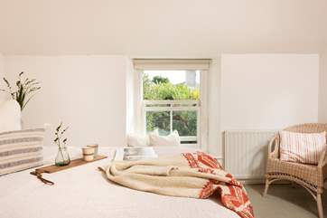 All the rooms are light and bright.