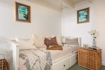 The snug is a great place to go to for a quiet spot of reading.