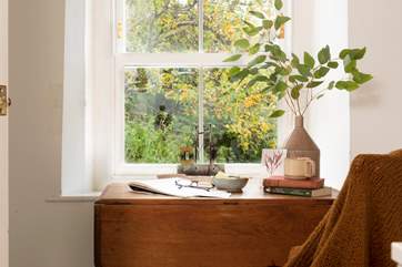 The perfect little spot to write a letter or a post card.